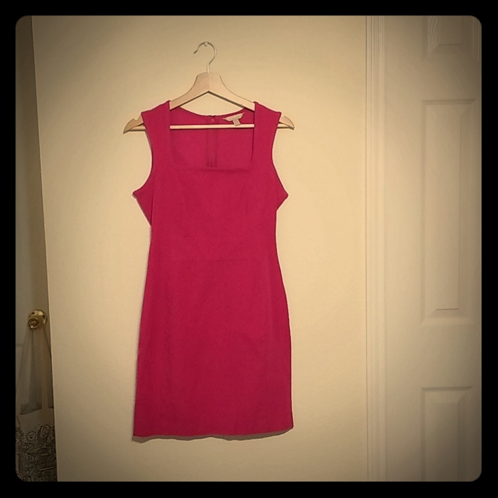 Banana Republic Dress pink solid